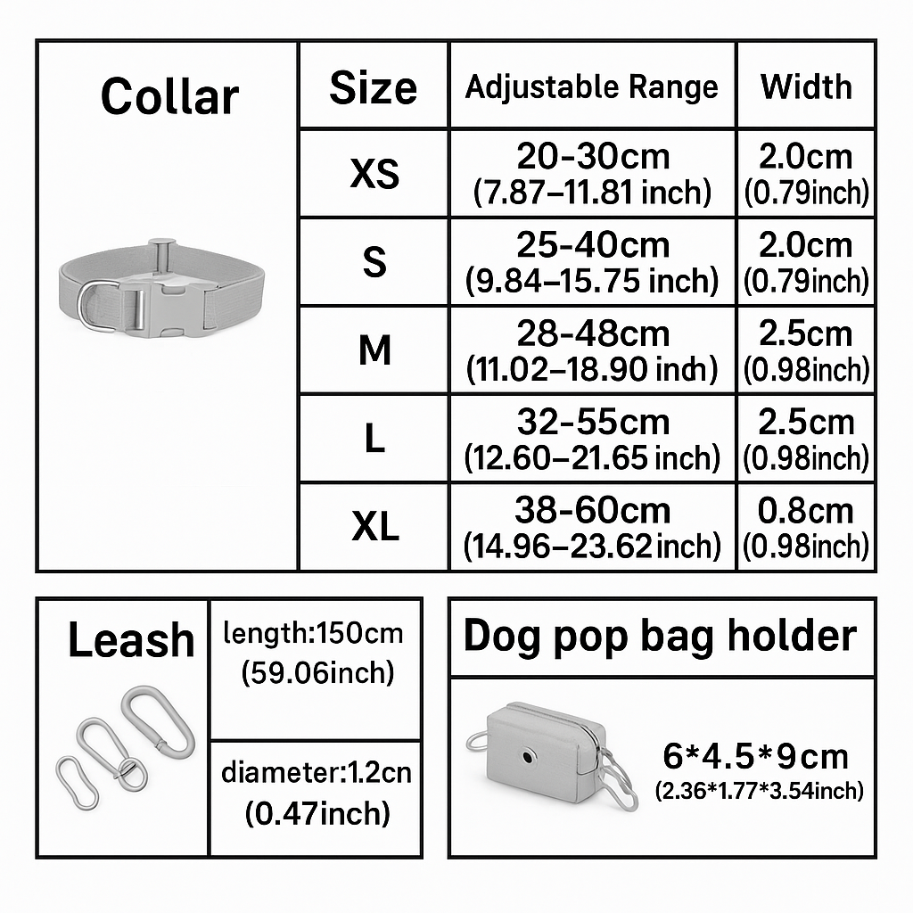 Personalized Rope Leash & Collar Set