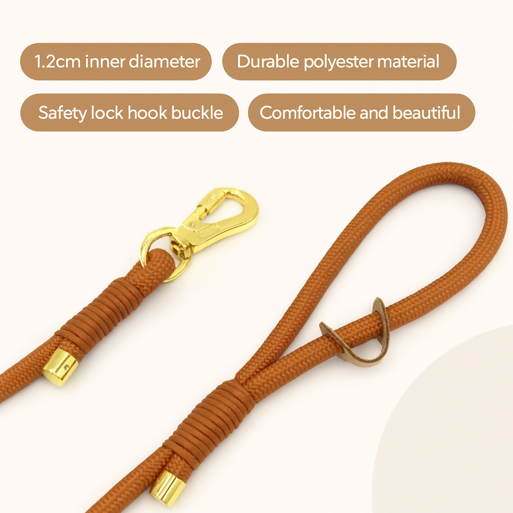 Personalized Rope Leash & Collar Set