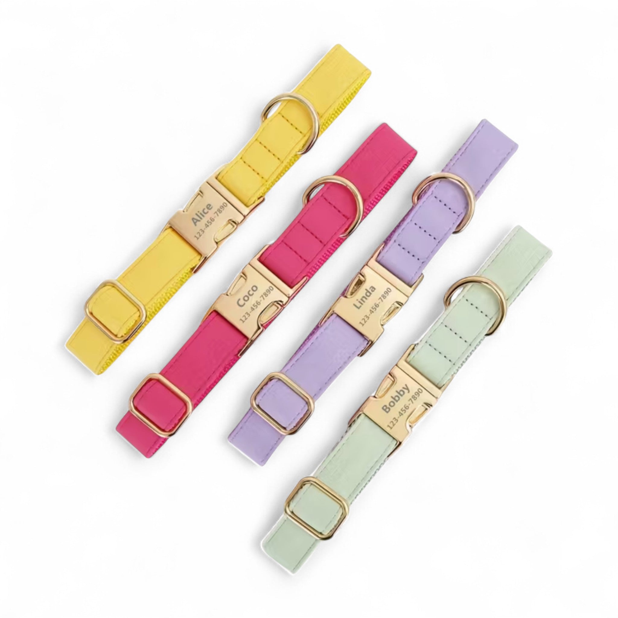 Pastel Luxe Engraved Dog Collar