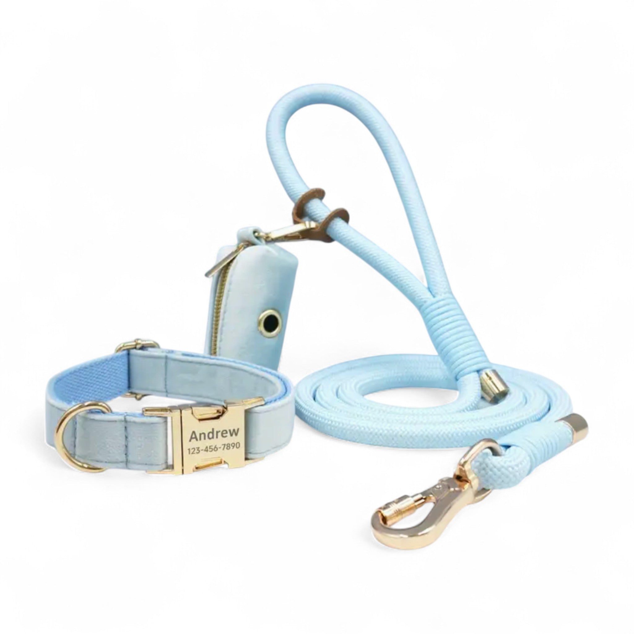 Personalized Rope Leash & Collar Set