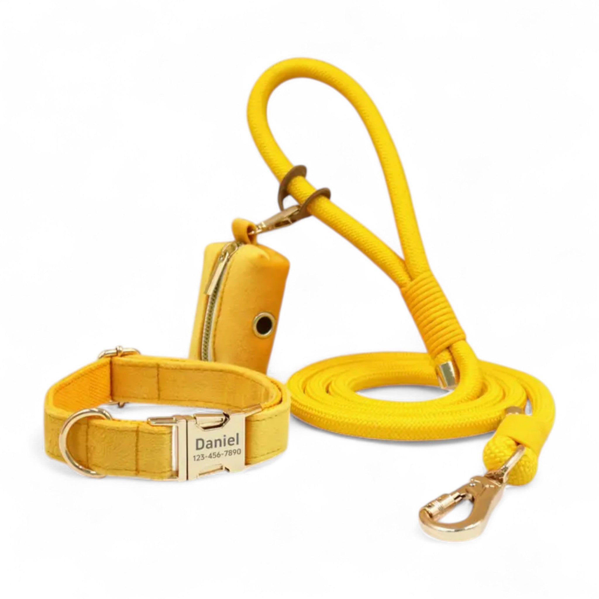 Personalized Rope Leash & Collar Set