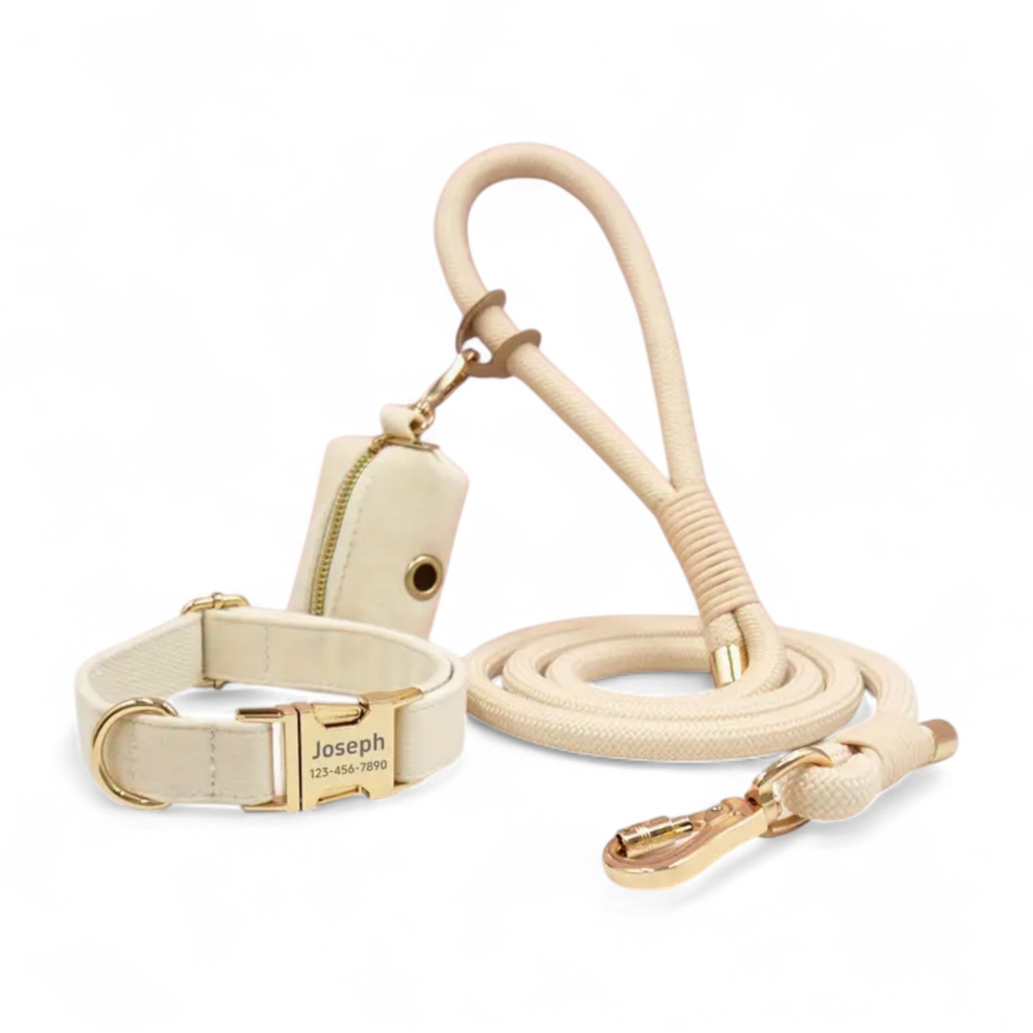 Personalized Rope Leash & Collar Set