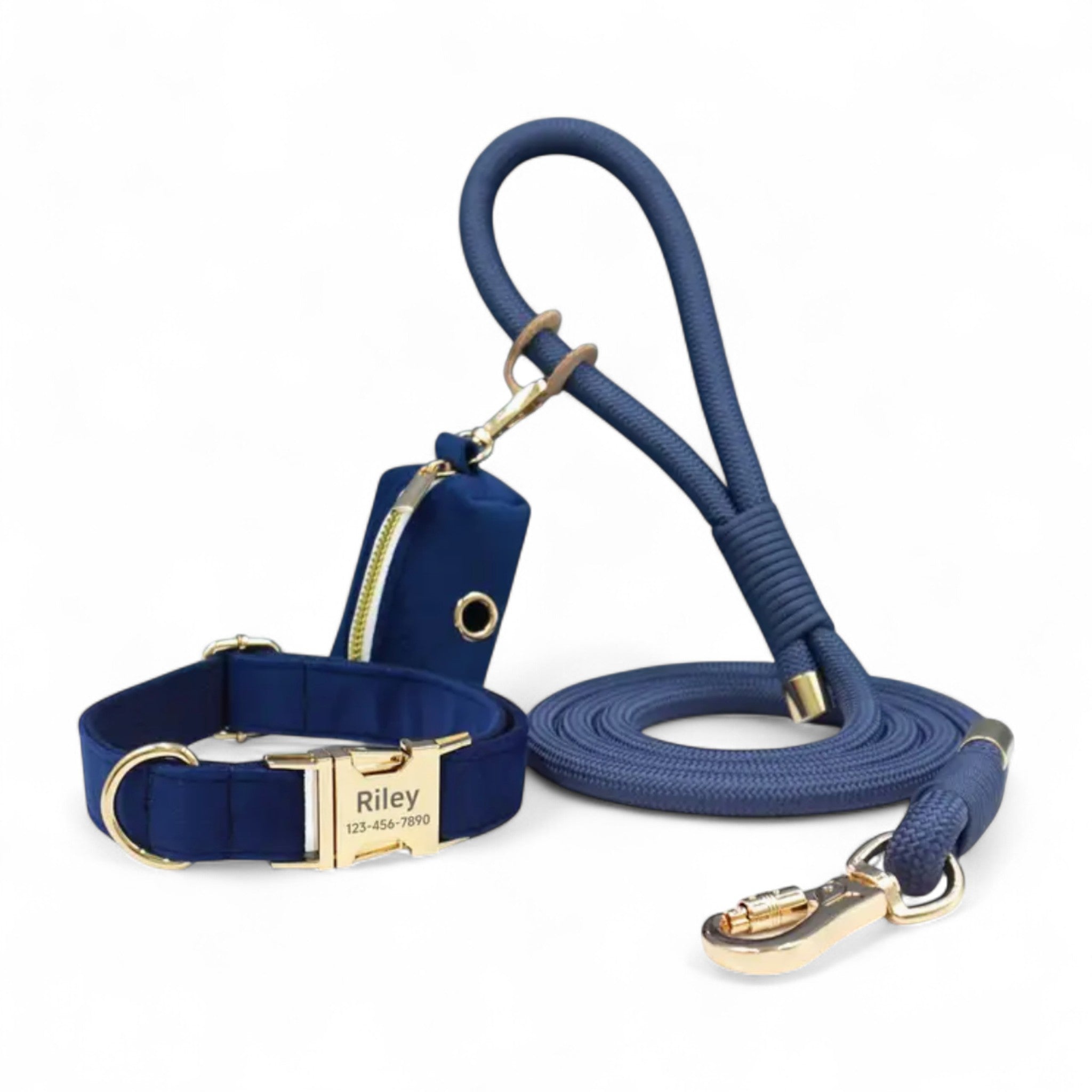 Personalized Rope Leash & Collar Set