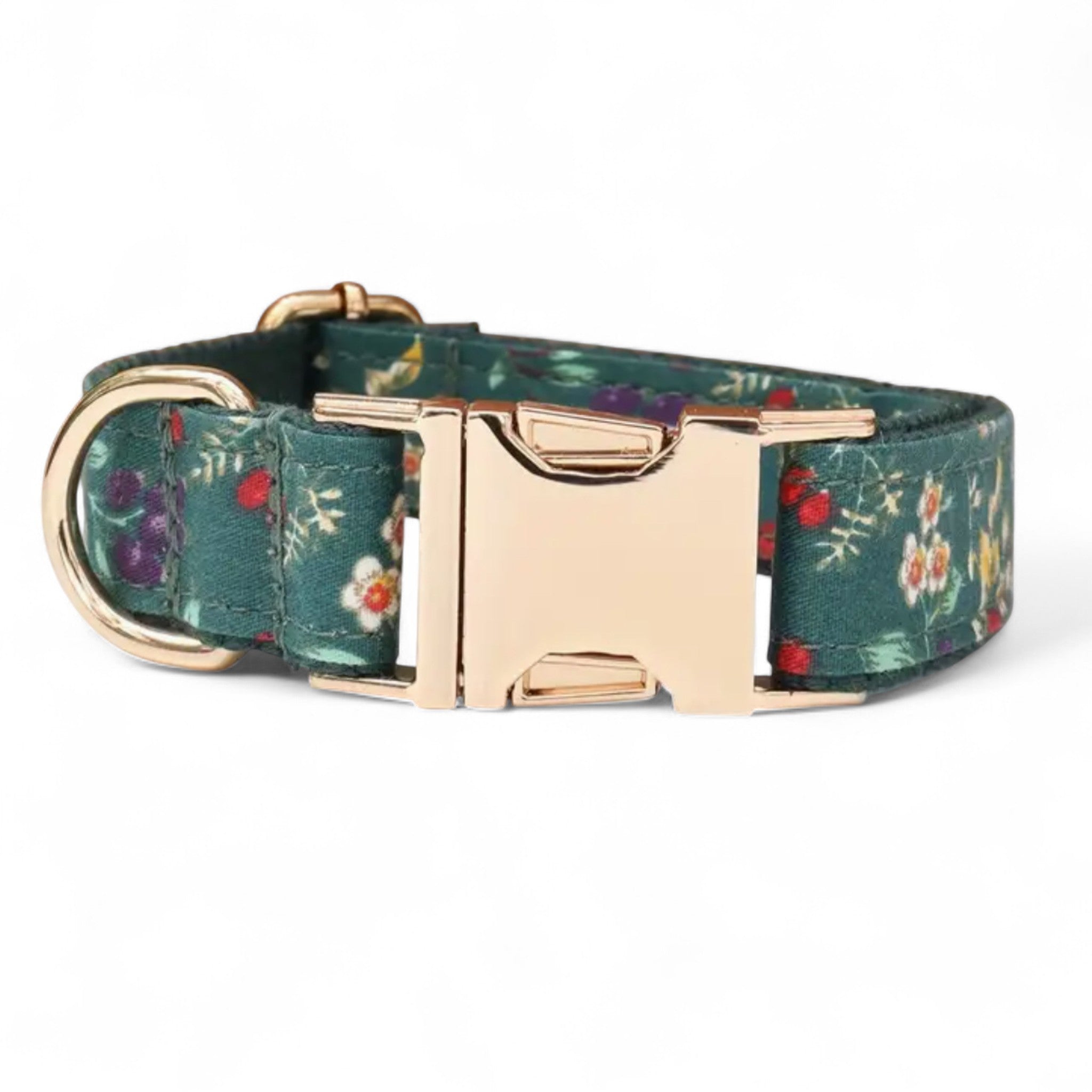 Emerald Meadow Dog Collar & Leash Set