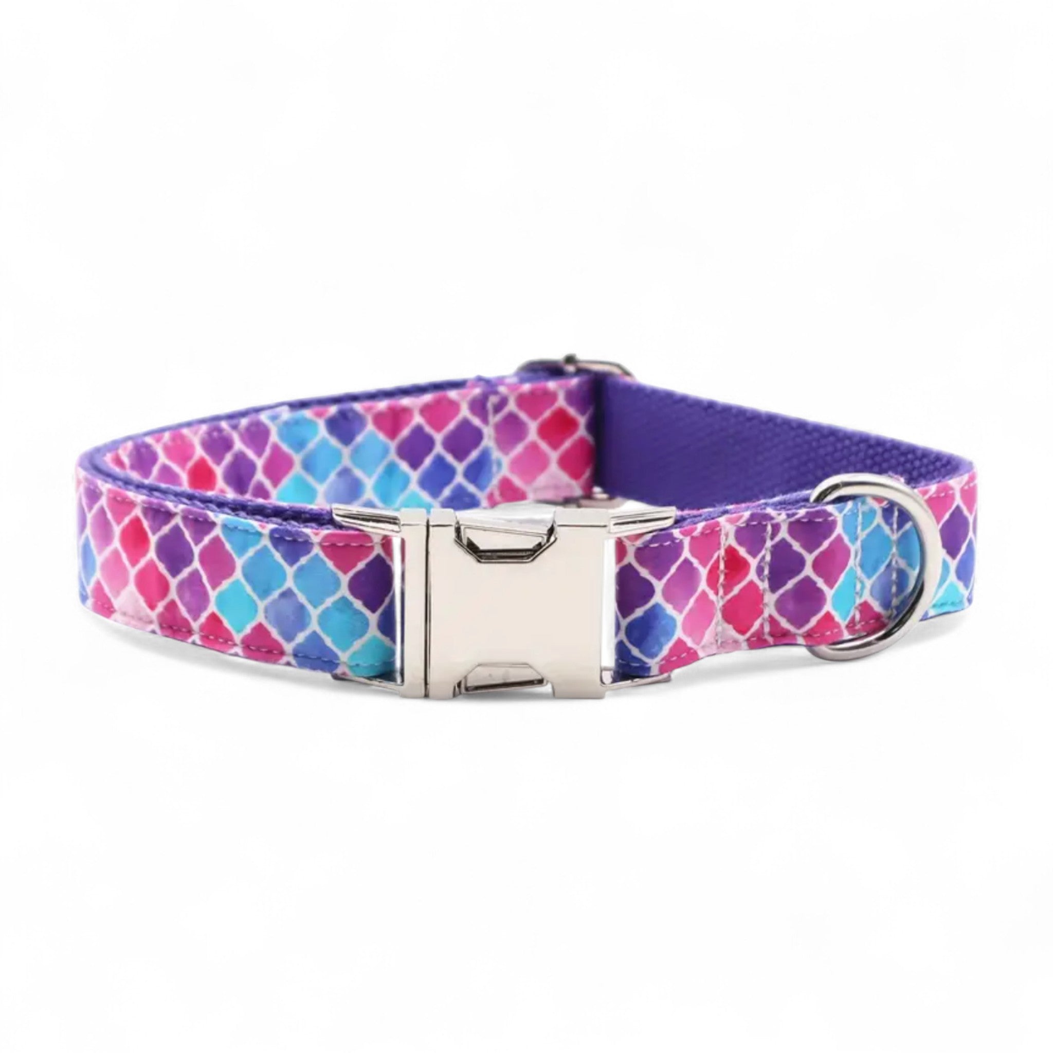 Mermaid Magic Dog Collar with Bow Tie