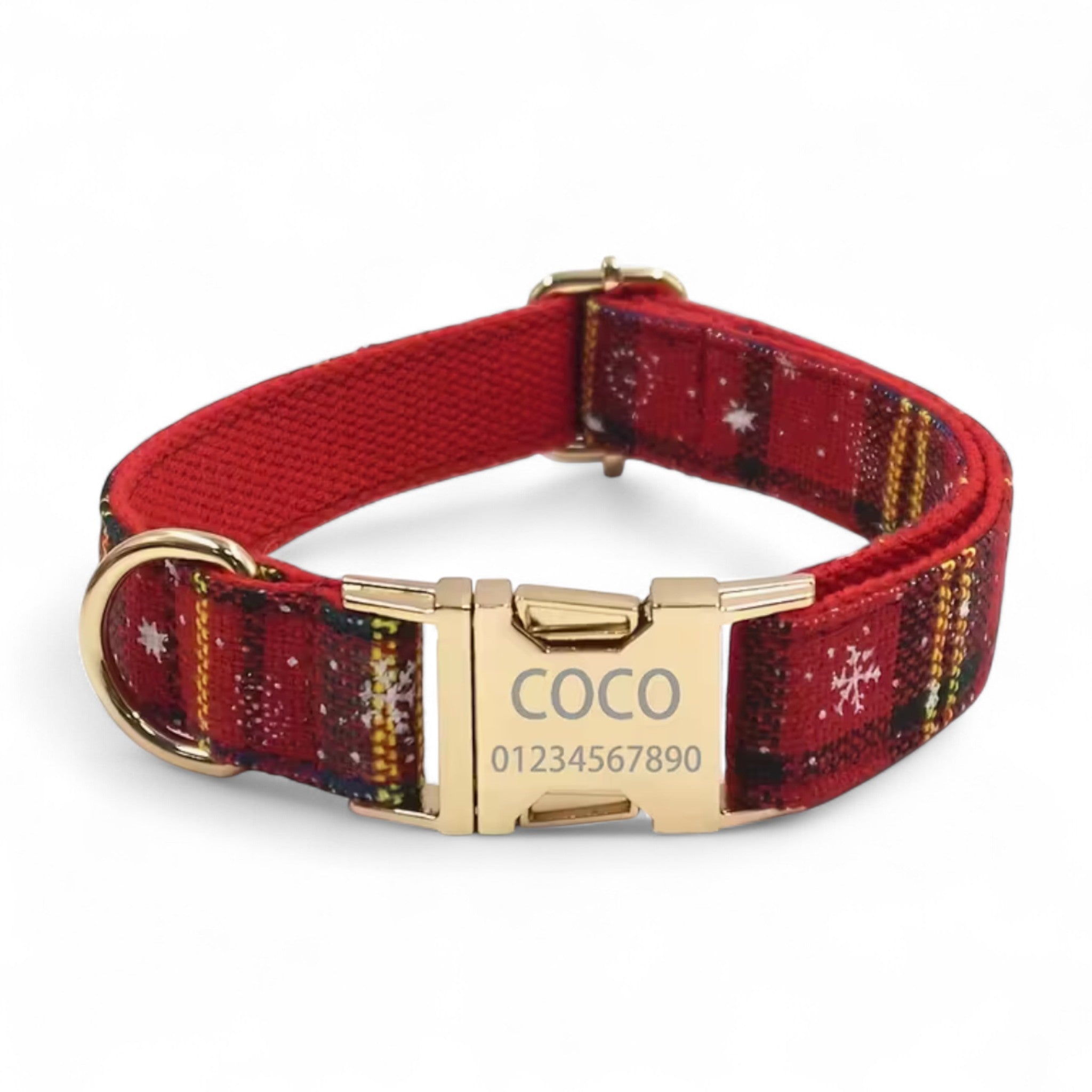 Merry & Bright Plaid Collar